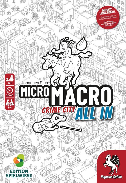 Productafbeelding Pegasus MicroMacro: Crime City 3? All In (Editie Spielwiese) (Duits)