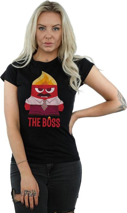 Immagine prodotto Disney Inside Out Anger The Boss Maglietta Donna (S)