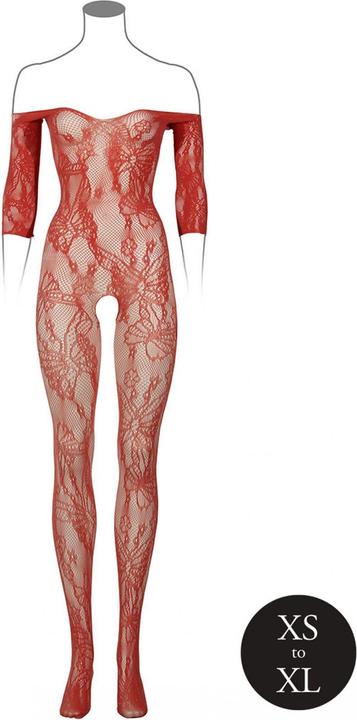 Actual product image Le Désir Lace Long-Sleeved Bodystocking - One Size (One size)