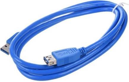 Produktbild Blow CABLE USB A -A 3.0 1.5M BLUE 66-045 (1.50 m, USB 3.0)