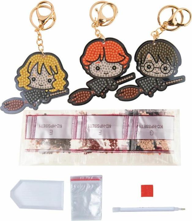 Image du produit Craft Buddy Amis volants, Crystal Art Porte-clés 3 pièces