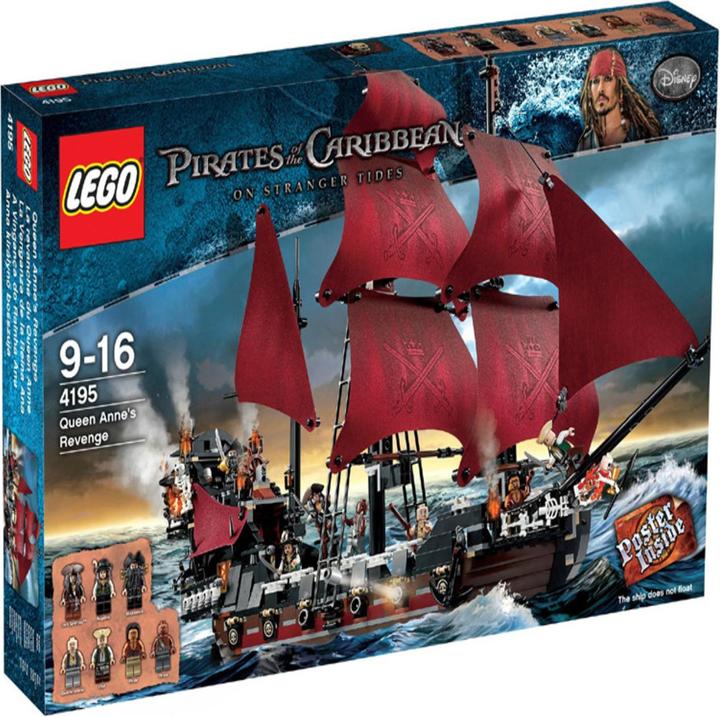 Actual product image LEGO Pirates of the Caribbean Queen Anne's Revenge (4195)
