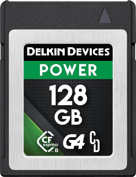 Produktbild Delkin POWER Cfexpress Type B G4 128GB R:1780MB/s W:805MB/s (128 GB, CFexpress Typ B)