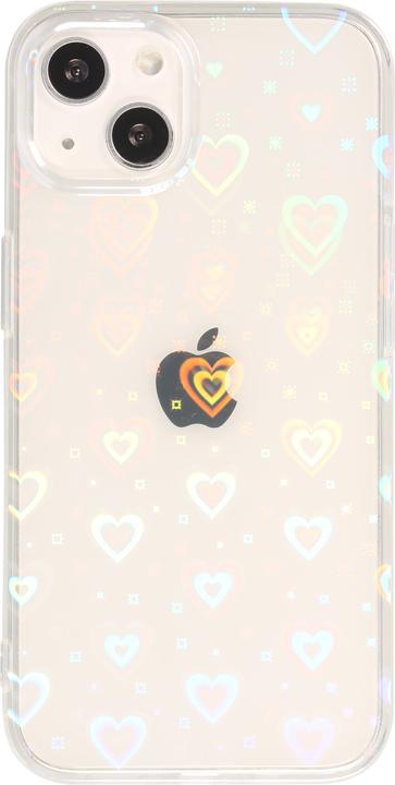 Produktbild PhoneLook Hülle irisierende Herzen Animationseffekt (Apple iPhone 13)