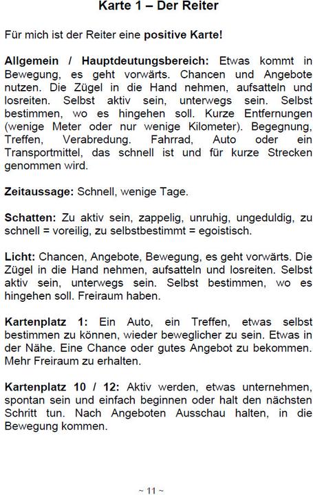 Actual product image Kartenlegen lernen mit 40x Lenormand Power bei Veränderungen (German, Angelina Schulze, 2020)
