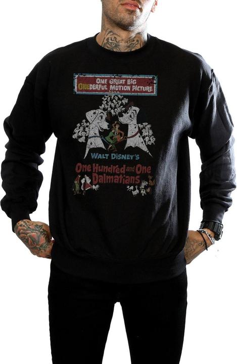 Produktbild Disney 101 Dalmatians Retro Poster Sweatshirt (L)