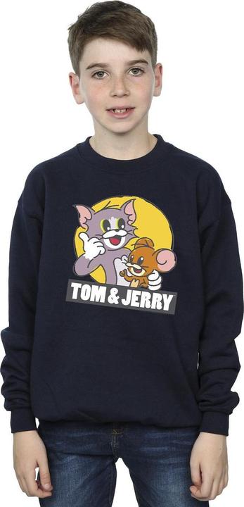Actual product image Tom & Jerry Boys Sketch Logo Sweatshirt (152, 158)