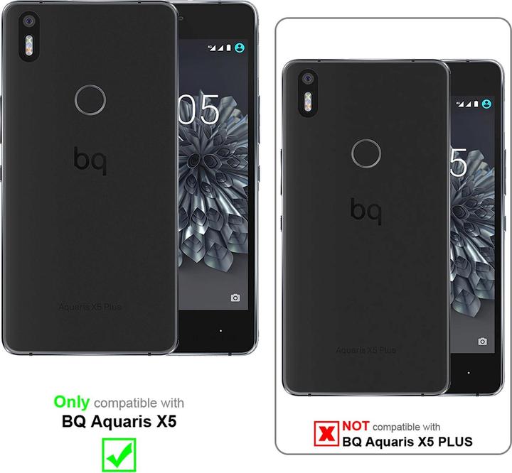 Actual product image Cadorabo display protection glass (1 Piece, BQ Aquaris X5)