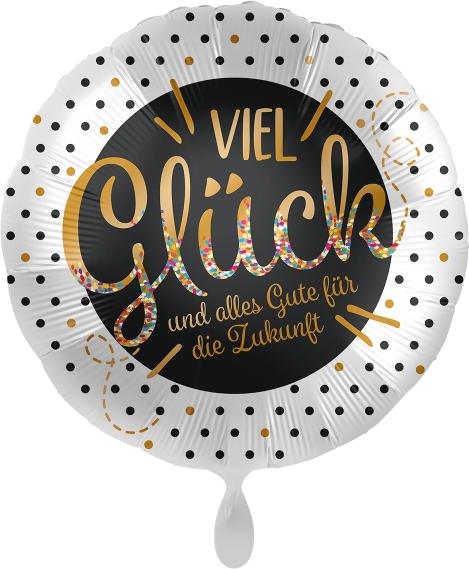 Actual product image Premioloon Good Luck Good luck and all the best foil balloon - 43cm empty