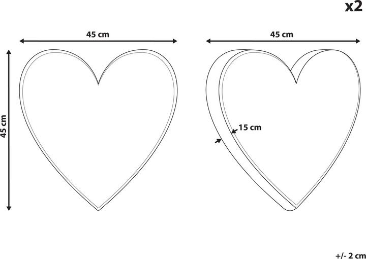 Actual product image Beliani Rubia (45 x 45 cm)
