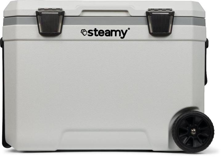 Image du produit Steamy Marine 45 Roller - Grande glacière sur roulettes - Spécialement pour le bateau - 45 litres - Blanc ( (45 l)