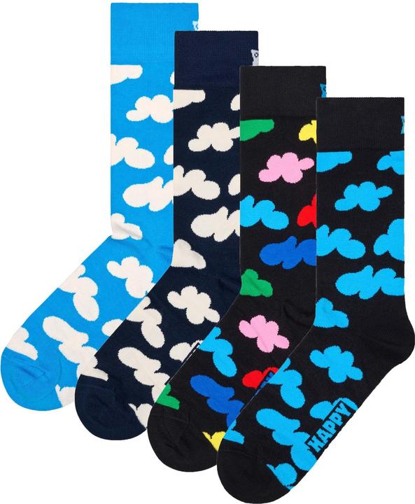 Immagine prodotto Happy Socks Calzini nuvolosi (confezione da 4, 36 - 40)