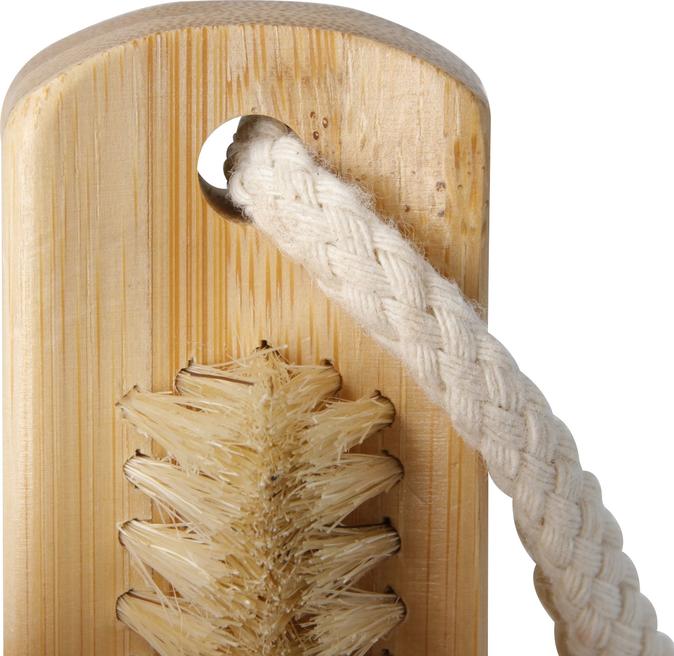 Actual product image Parsa Beauty Parsa Nail Brush, beige bamboo FSC wood