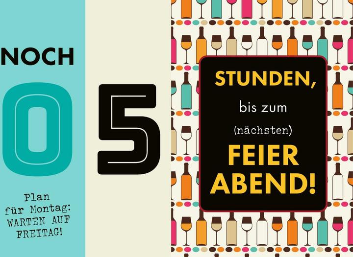 Produktbild Countdown-Kalender für's Büro (Harter Einband, Deutsch)