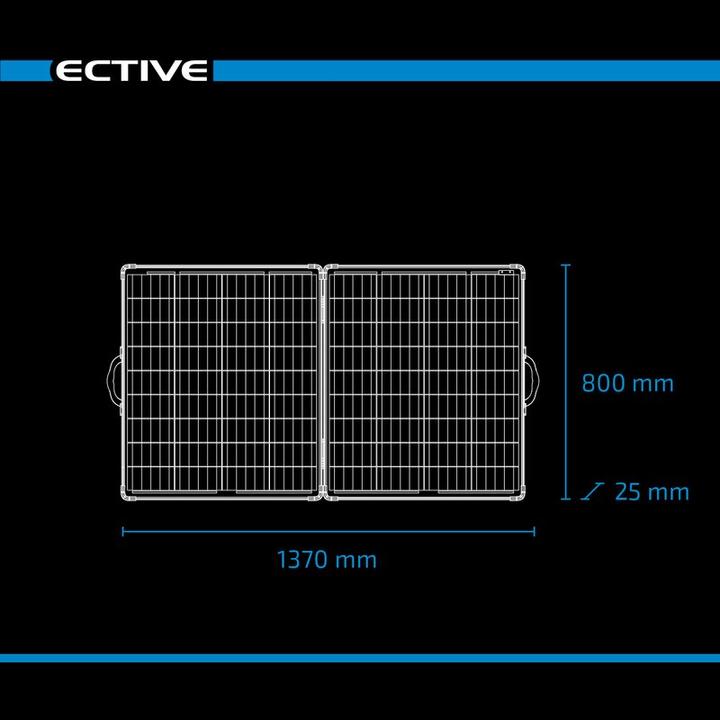 Produktbild Ective MSP 200 SunBoard faltbares Solarmodul 200W Solarkoffer (200 W, 9.50 kg)