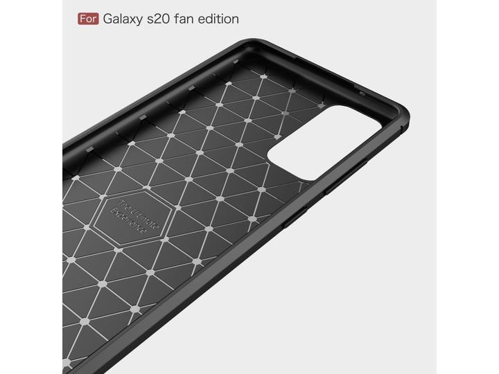 Produktbild Screenguard Carbon Brushed Soft TPU Case (Samsung Galaxy S20 FE)