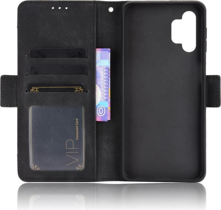 Actual product image Cover-Discount Galaxy A32 5G - Case with many card slots black (Samsung Galaxy A32 5G)