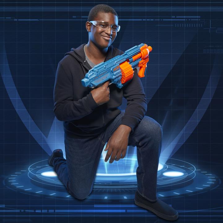 Actual product image Nerf Elite 2.0 Shockwave RD-15 Blaster, 30 Darts, 15-dart rotating drum, rapid fire, with E
