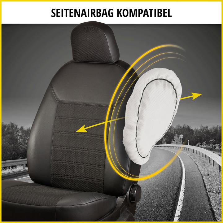 Image du produit Walser Housse de siège auto premium pour Iveco Daily V 2011-02/2014, 2 housses de siège avant individuelles