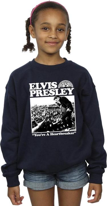 Immagine prodotto Elvis A Heartbreaker Felpa Ragazze (116)