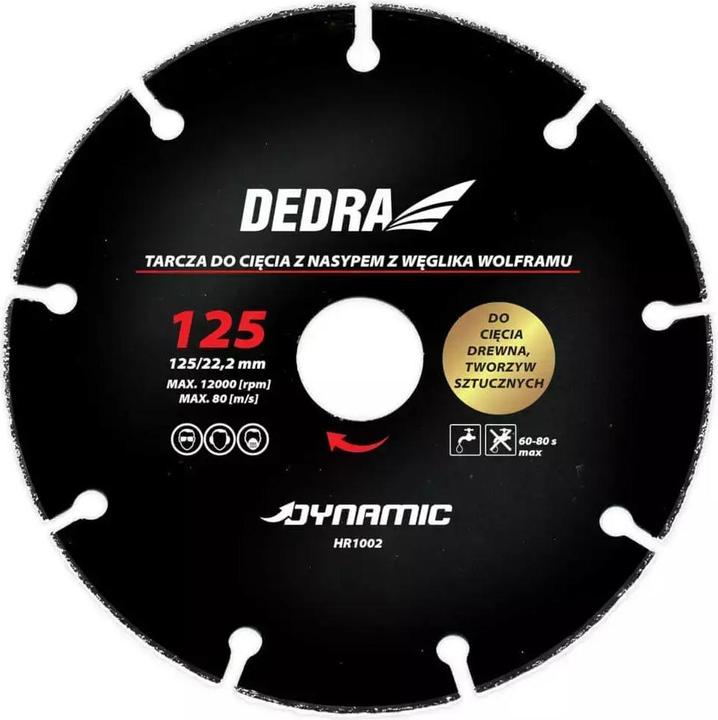 Produktbild Dedra Scheibe zum Schneiden von Holz, 125 mm