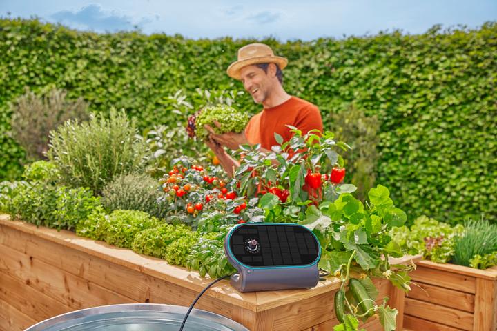 Produktbild Gardena Solar-Bewässerung AquaBloom L Set (Tropfbewässerung Set)