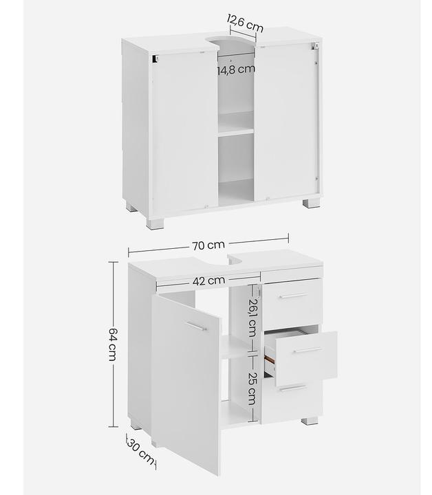 Produktbild Vasagle Nelio (70 x 30 x 64 cm)