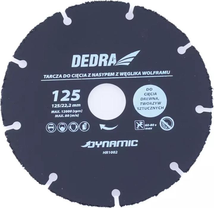 Produktbild Dedra Scheibe zum Schneiden von Holz, 125 mm