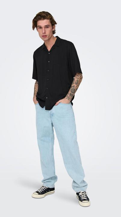Image du produit Only & Sons Chemise unie à manches courtes (S)