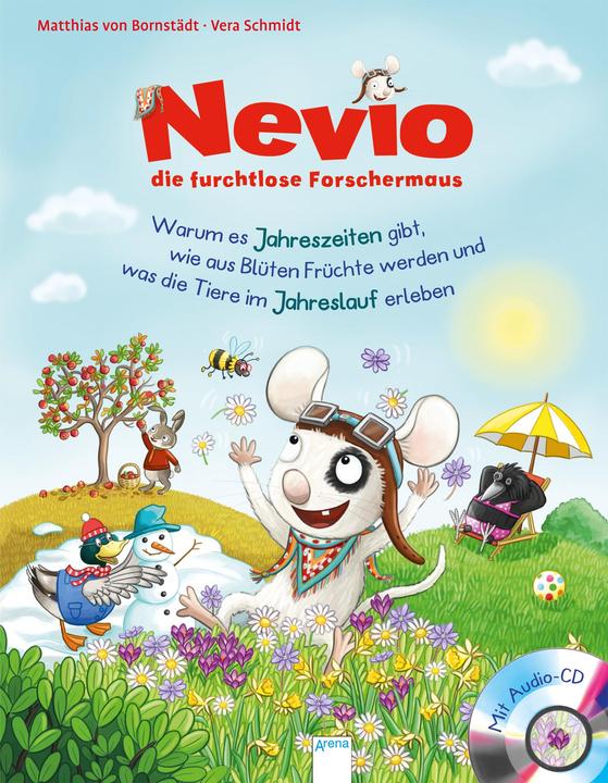 Actual product image Nevio, die furchtlose Forschermaus (5). Warum es Jahreszeiten gibt, wie aus Blüten Früchte werden (German, Matthias of Bornstädt, 2019)