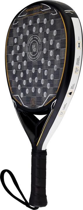 Image du produit Luxtri Raquette Padel Power 1800 II Diamant 370g Fibre de Carbone/Alu/EVA Grise-Blanc Jugador Sport