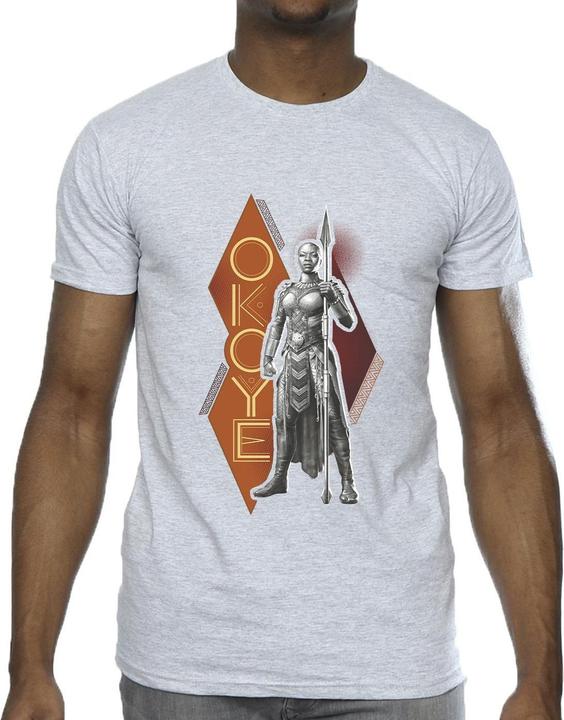 Actual product image Mens Wakanda Forever Okoye Stance T-Shirt (XL)