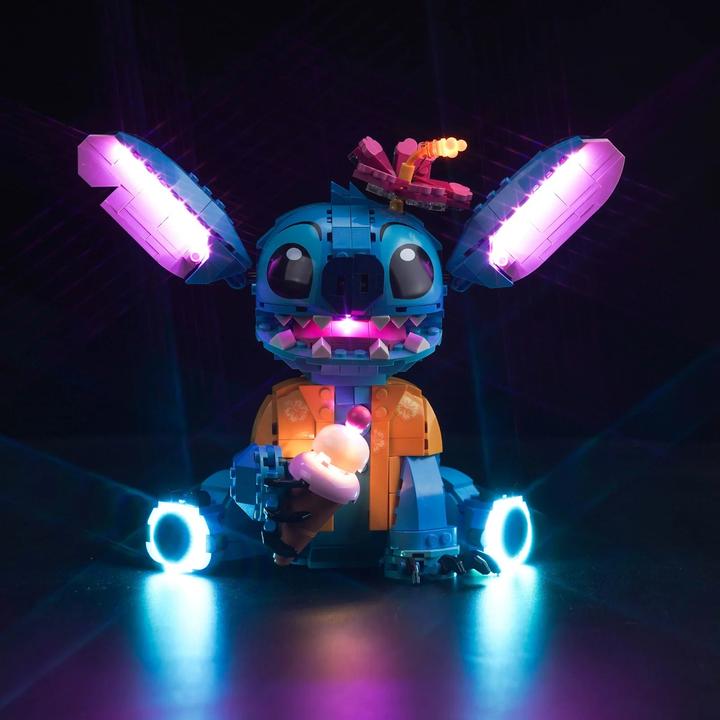 BrickBling LED Licht Set für LEGO Stitch (43249) inkl. Fernbedienung
