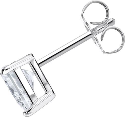 Produktbild Thomas Sabo Ohrstecker mit weissem Stein in Herzform (925er Silber)