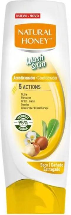 Natural Honey WASH & GO acondicionador seco 330 ml (330 ml, Flüssiges Shampoo)