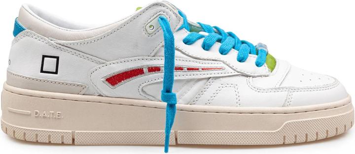 Actual product image D.a.t.e. D.a.t.e torneo 80 leather sneakers color white/red (40)