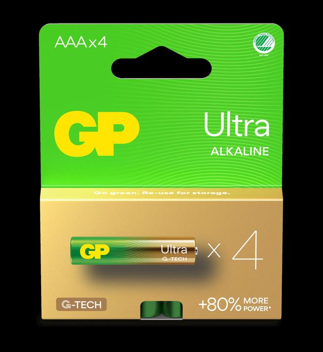 Image du produit GP Batteries GP 24AU-2U4 A21 / LR03 / AAA Ultra Pile (4 pcs, AAA)