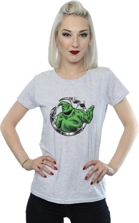 Actual product image Disney Womens/Ladies Nightmare Before Christmas Roll The Dice Cotton T-Shirt (S)