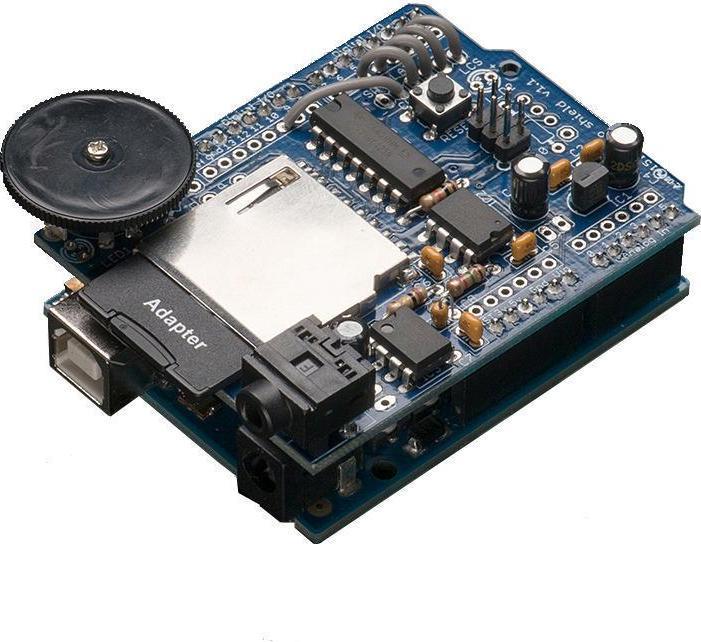 Actual product image Adafruit Wave Audio Shield for Arduino (Various)