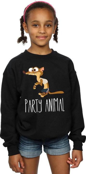 Actual product image Disney Girls Zootropolis Party Animal Sweatshirt (152, 158)