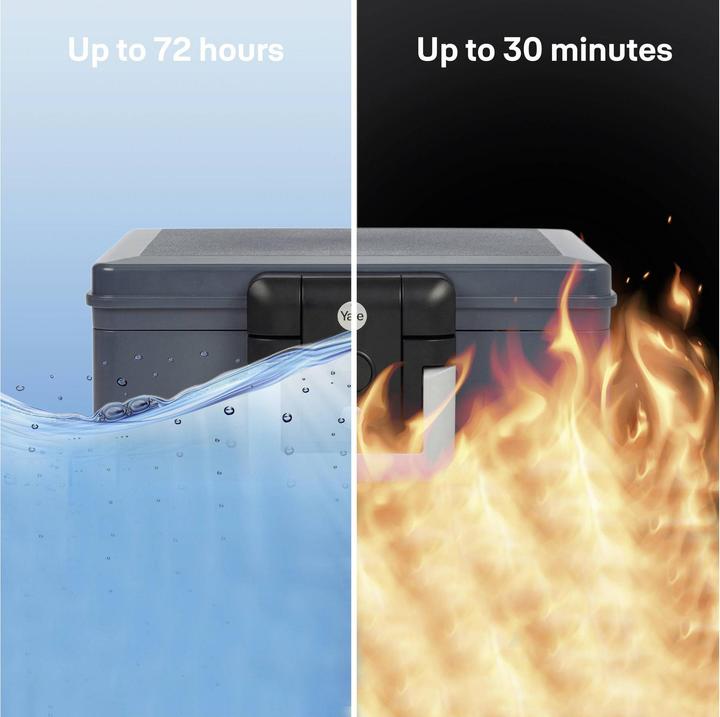 Image du produit Yale Cassette de protection contre le feu et l'eau - S (5 l)