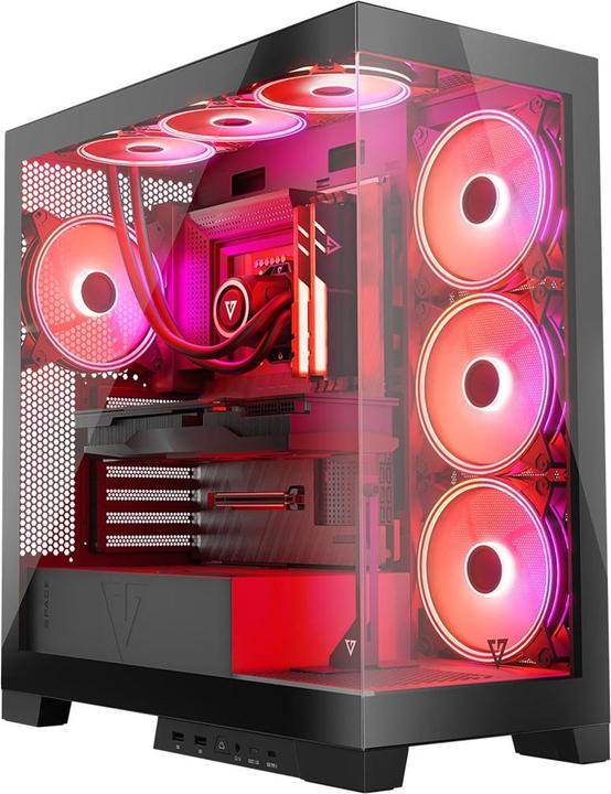 Modecom Computer housing Volcano SPACE APEX ARGB MIDI USB 3.0 X 2 CYPE-C (mATX, Mini-ITX)