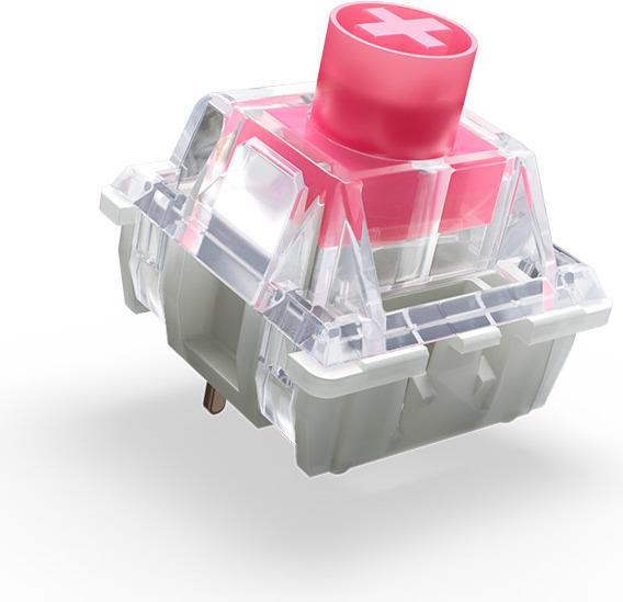 CHERRY xtrfy Kailh Box Silent Pink Switches, mécanique, 3 broches, linéaire, MX-Stem, 35g - 35 pièces