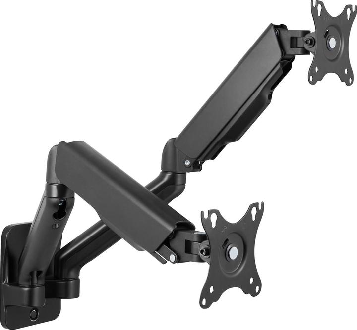 LogiLink BP0146 Dual Monitorius wall mount 17-32 inch gas spring 90-540 mm (Wall, 32")
