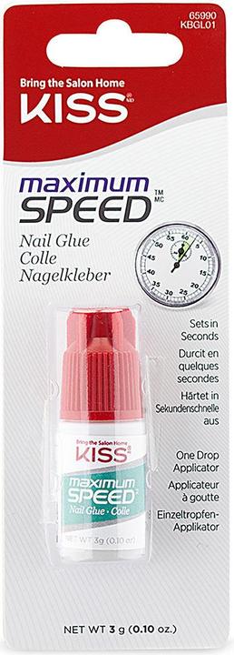 KISS Maximum Speed (Nagelkleber, Transparent)