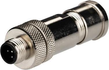Actual product image Rs Pro M12 round plug connector 5-pole, screw mounting, screw connection