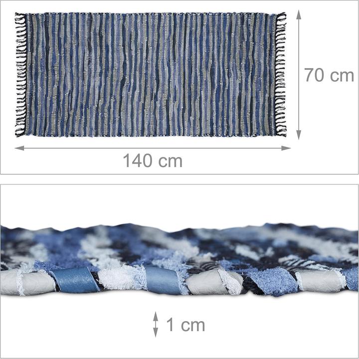 Image du produit Relaxdays Patchwork (140 x 70 x 1 cm)