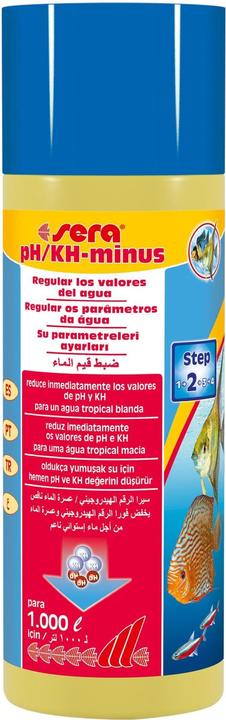 Produktbild Sera Wasserpflege PH/KH-minus, 250 ml (Wasseraufbereitung Aquarium)