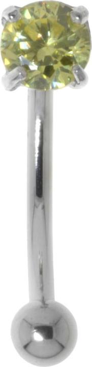Immagine prodotto Bijouteria Piercing sopracciglio (Acciaio chirurgico 316L, Argento 925, Zirconia)