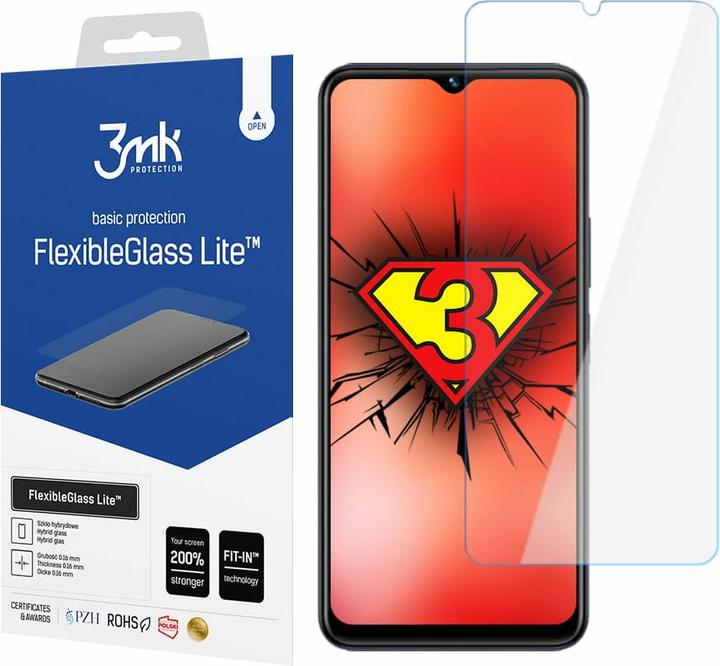 Actual product image 3MK FlexibleGlass Lite Display Film (1 Piece, Vivo Y35)
